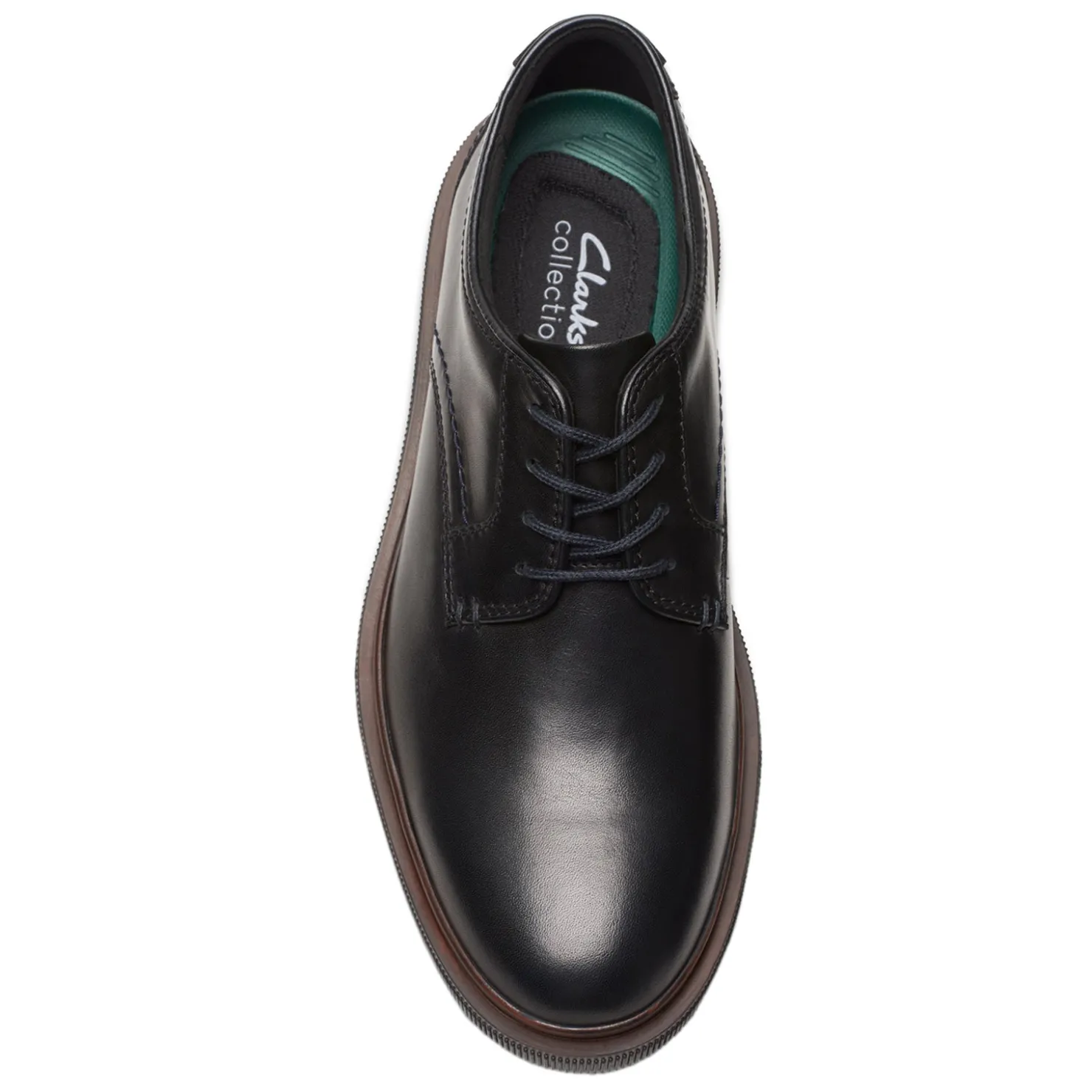 Oxfords*Clarks Men's , Burchill Derby Oxford Black Leather