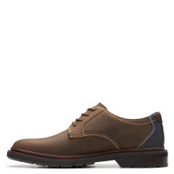 Oxfords*Clarks Men's , Burchill Derby Oxford Beeswax Leather