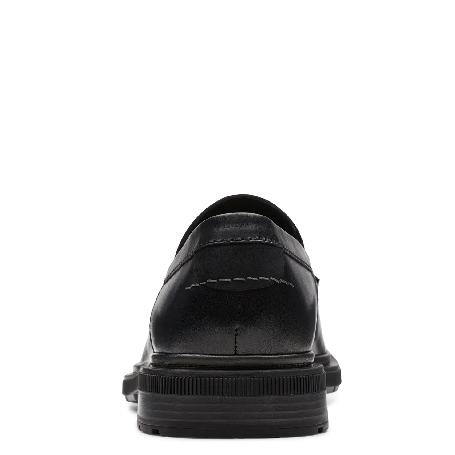 Loafers*Clarks Men's , Burchill Penny Loafer Black Leather