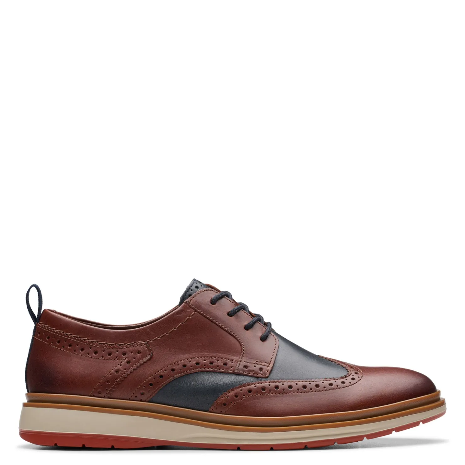 Dress*Clarks Men's , Chantry Wing Oxford British Tan Combi