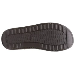 Sandals*Clarks Men's , Crestview Easy Sandal Dark Brown
