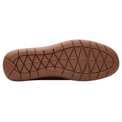Slip-On Shoes*Clarks Men's , Flexway Easy Slip-On Dark Brown Suede
