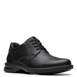 Oxfords*Clarks Men's , Gessler Cap Slip-On Black Tumbled