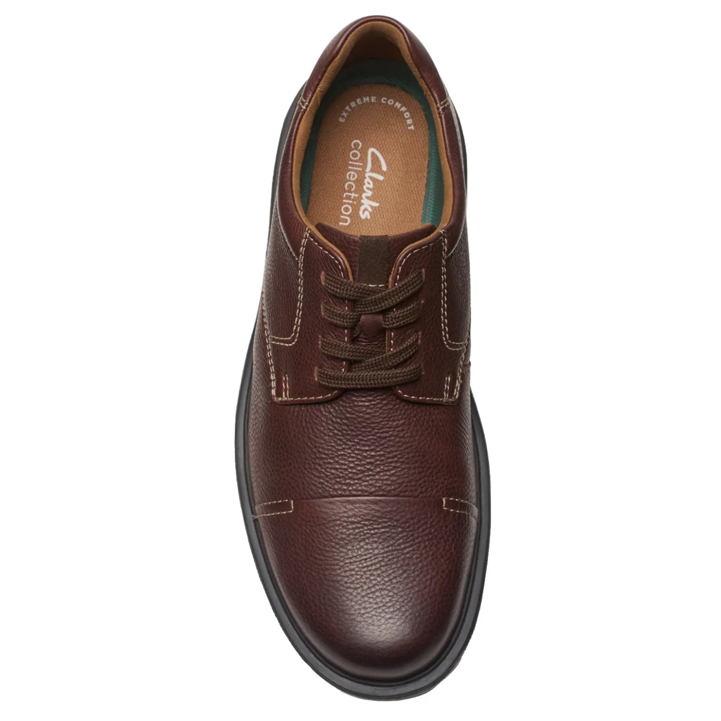 Oxfords*Clarks Men's , Gessler Cap Slip-On Brown Tumbled