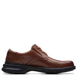 Dress*Clarks Men's , Gessler Lace Slip-On Dark Tan