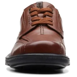 Dress*Clarks Men's , Gessler Lace Slip-On Dark Tan