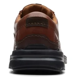 Dress*Clarks Men's , Gessler Lace Slip-On Dark Tan