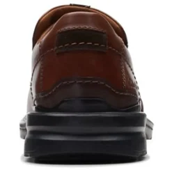 Dress*Clarks Men's , Gessler Step Slip-On Dark Tan