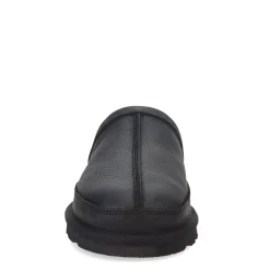 Slip-On Shoes*Clarks Men's , Leather Scuff Slipper Black