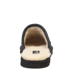Slip-On Shoes*Clarks Men's , Leather Scuff Slipper Black