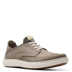 Sneakers & Athletics*Clarks Men's , Mapstone Easy Sneaker Dark Grey Nubuck