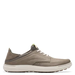 Sneakers & Athletics*Clarks Men's , Mapstone Easy Sneaker Dark Grey Nubuck