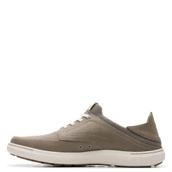 Sneakers & Athletics*Clarks Men's , Mapstone Easy Sneaker Dark Grey Nubuck