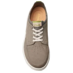 Sneakers & Athletics*Clarks Men's , Mapstone Easy Sneaker Dark Grey Nubuck
