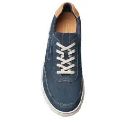 Walking*Clarks Men's , Mapstone Trail Sneaker Navy Nubuck