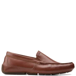 Dress*Clarks Men's , Markman Plain Loafer Dark Tan