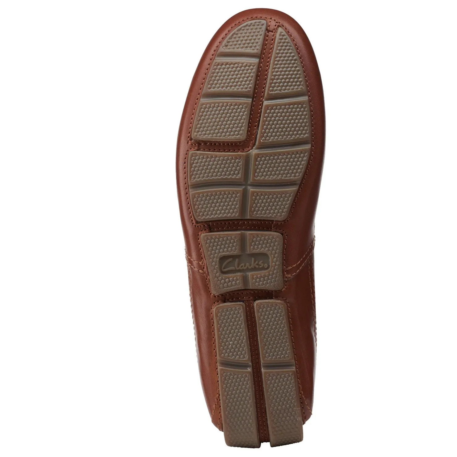 Dress*Clarks Men's , Markman Plain Loafer Dark Tan