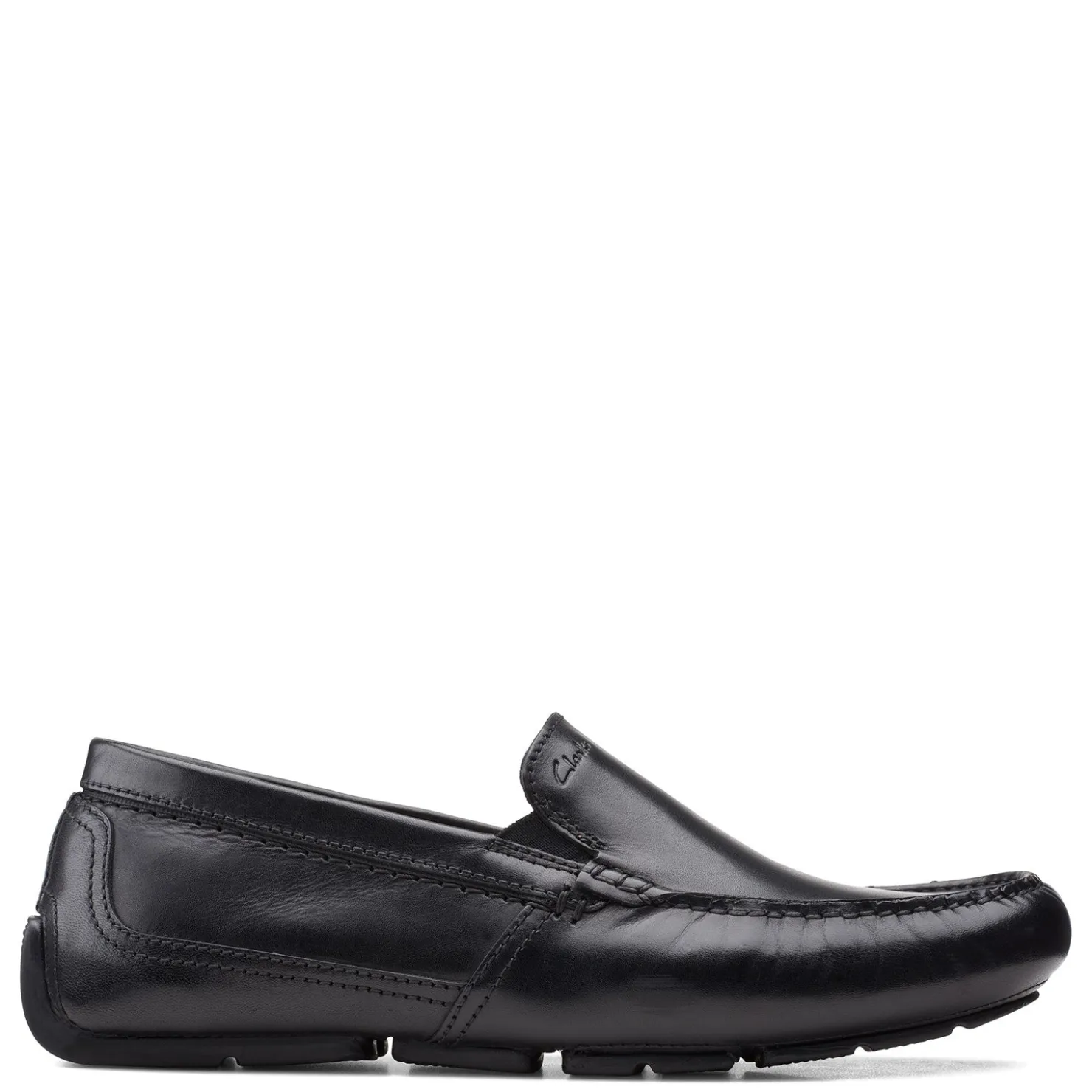 Dress*Clarks Men's , Markman Plain Loafer Black