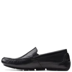 Dress*Clarks Men's , Markman Plain Loafer Black