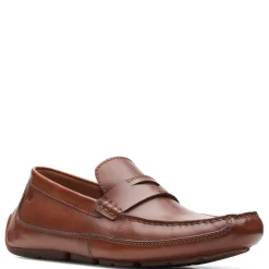Dress*Clarks Men's , Markman Way Loafer Dark Tan