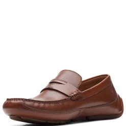 Dress*Clarks Men's , Markman Way Loafer Dark Tan