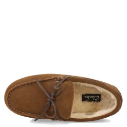 Slip-On Shoes*Clarks Men's , Moccasin Slipper Brown