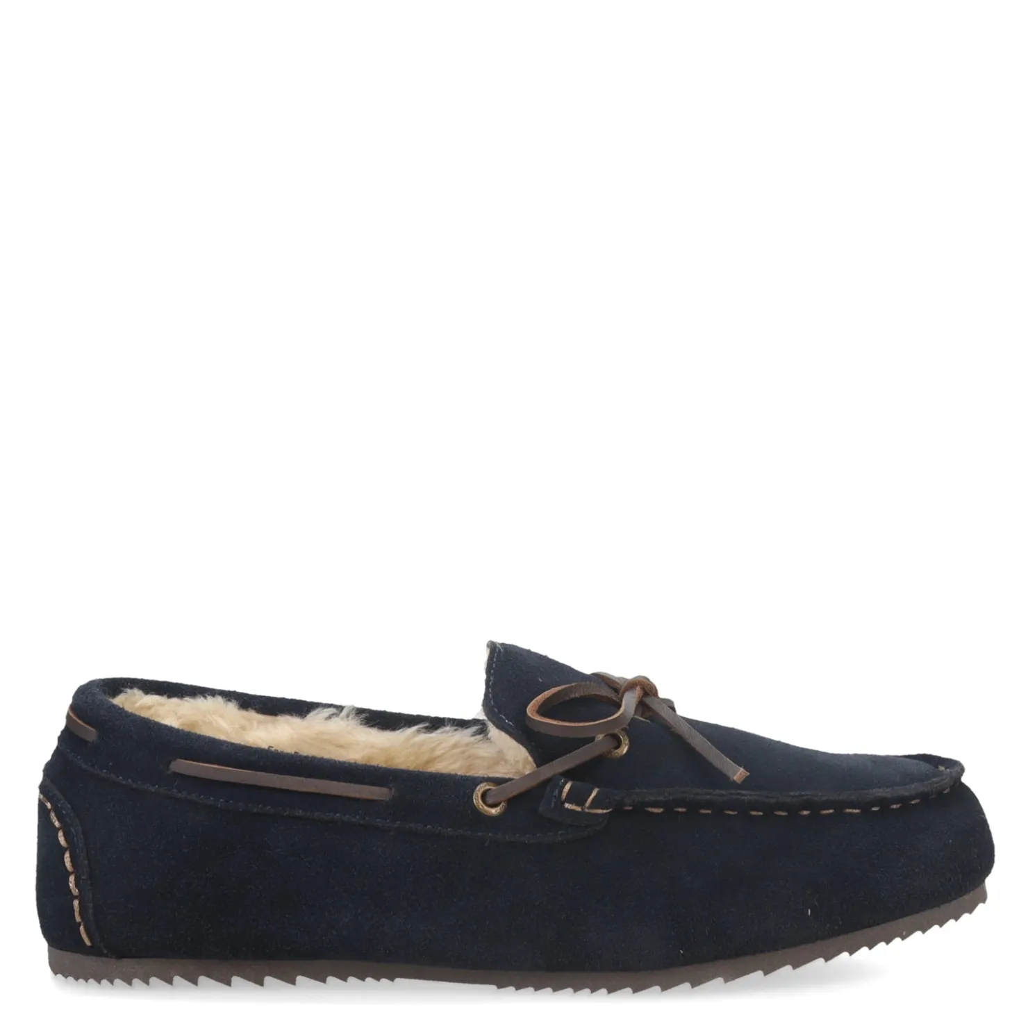 Slippers*Clarks Men's , Moccasin Slipper Navy