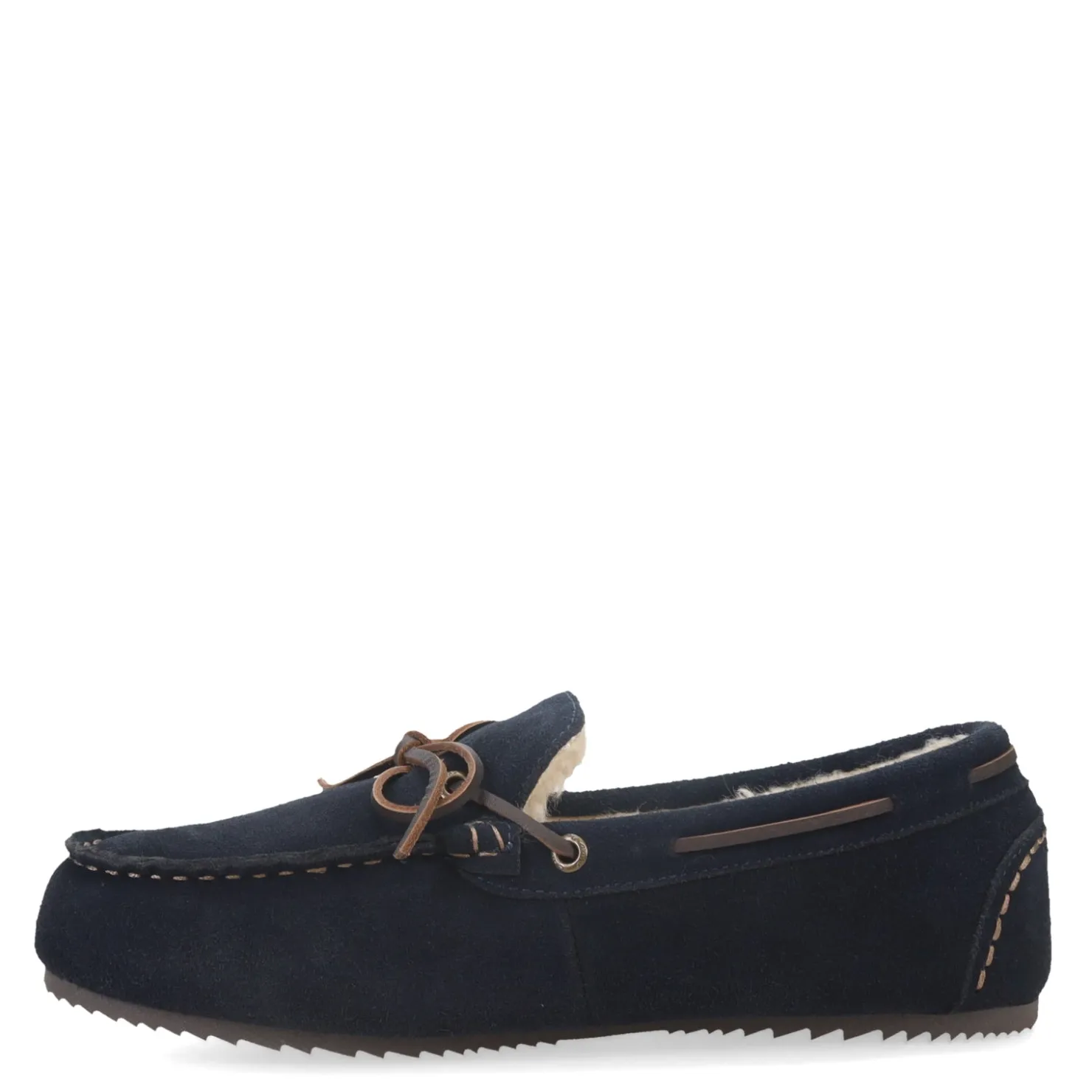 Slippers*Clarks Men's , Moccasin Slipper Navy