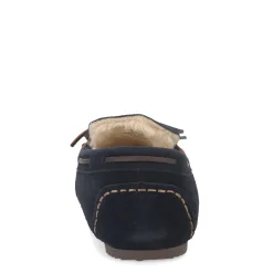Slippers*Clarks Men's , Moccasin Slipper Navy