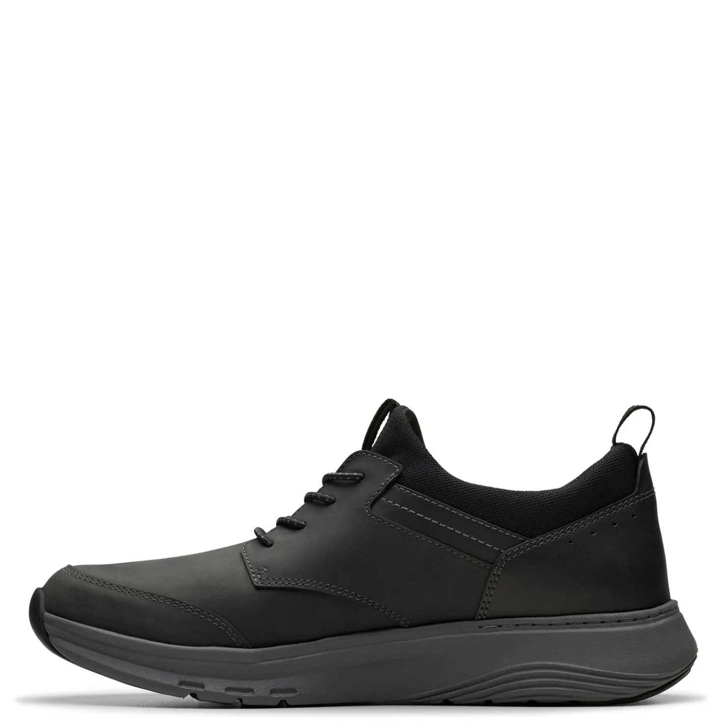 Sneakers & Athletics*Clarks Men's , Motion Trek EZ Sneaker Black Leather