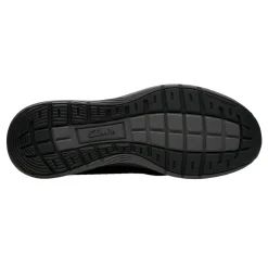 Sneakers & Athletics*Clarks Men's , Motion Trek EZ Sneaker Black Leather