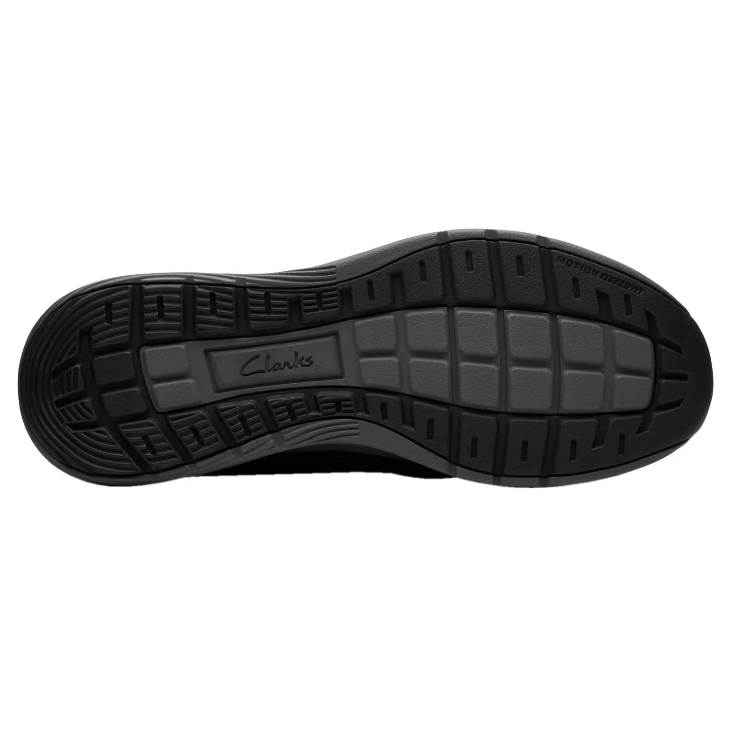 Sneakers & Athletics*Clarks Men's , Motion Trek EZ Sneaker Black Leather