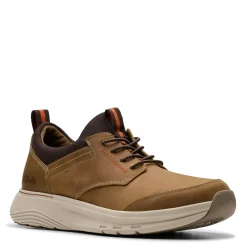 Fashion & Street*Clarks Men's , Motion Trek EZ Sneaker Dark Tan Leather