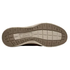 Fashion & Street*Clarks Men's , Motion Trek EZ Sneaker Dark Tan Leather