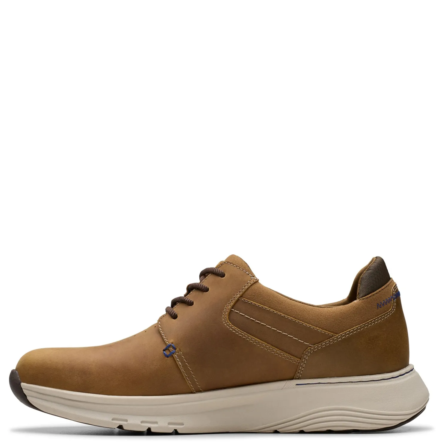Oxfords*Clarks Men's , Motion Trek PT Slip-On Dark Tan Leather
