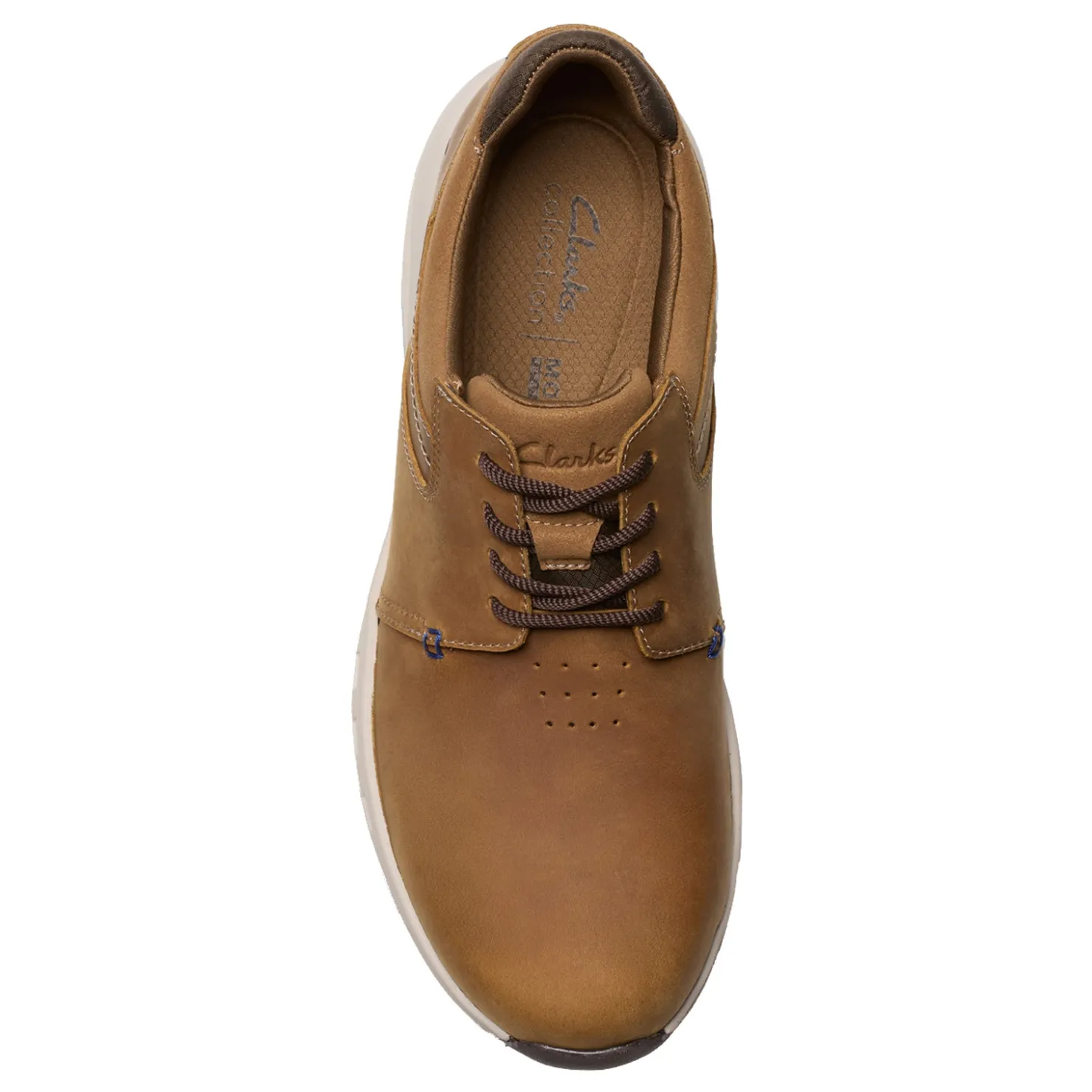 Oxfords*Clarks Men's , Motion Trek PT Slip-On Dark Tan Leather