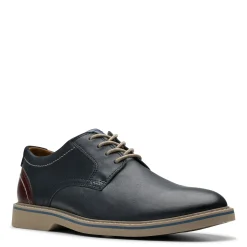 Oxfords*Clarks Men's , Radcliff Low Oxford Navy Leather