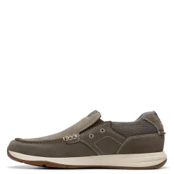 Boat Shoes*Clarks Men's , Sailview Step Boat Shoe Taupe Nubuck