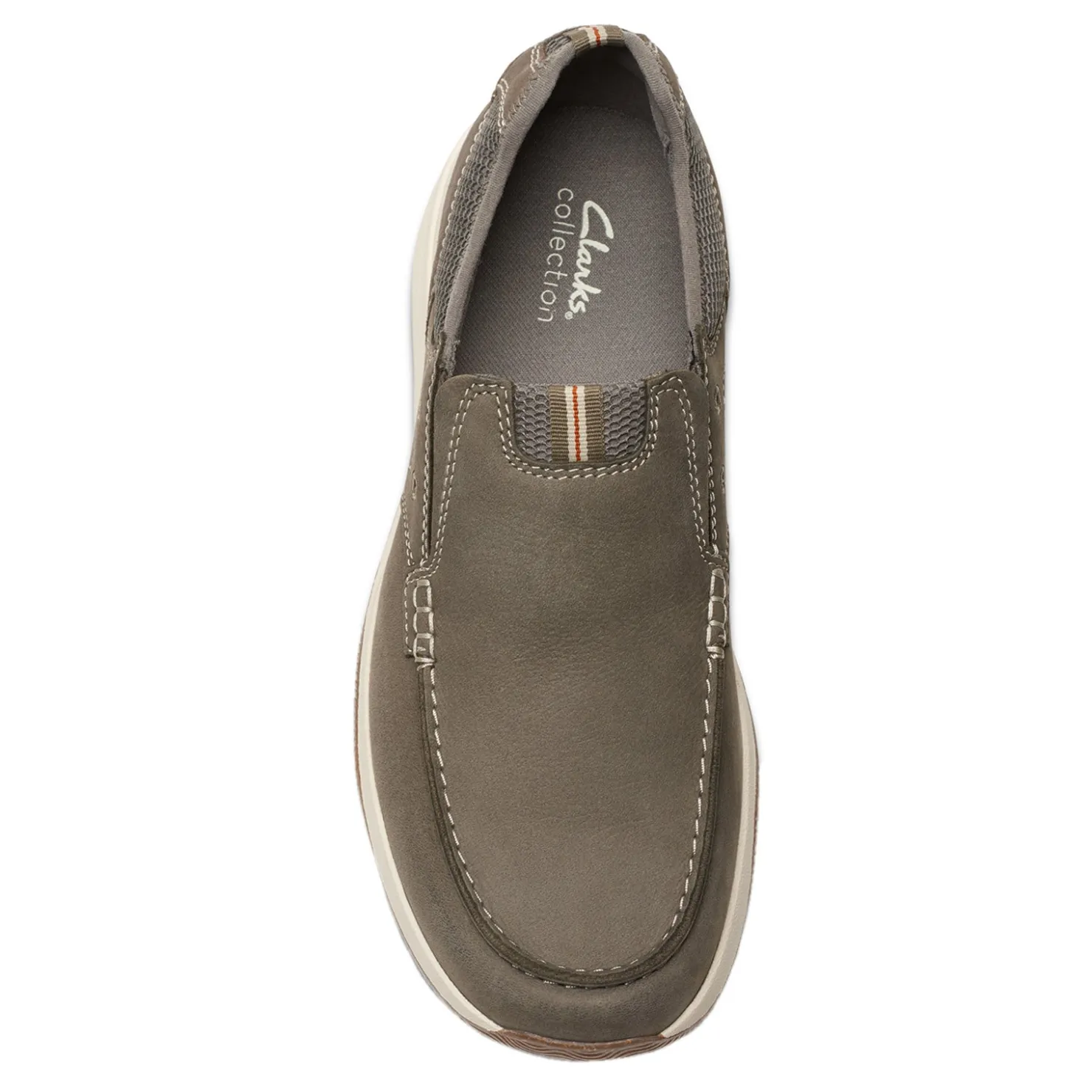 Boat Shoes*Clarks Men's , Sailview Step Boat Shoe Taupe Nubuck