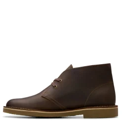 Boots*Clarks Men's , Shepton Chukka Boot Beeswax Leather