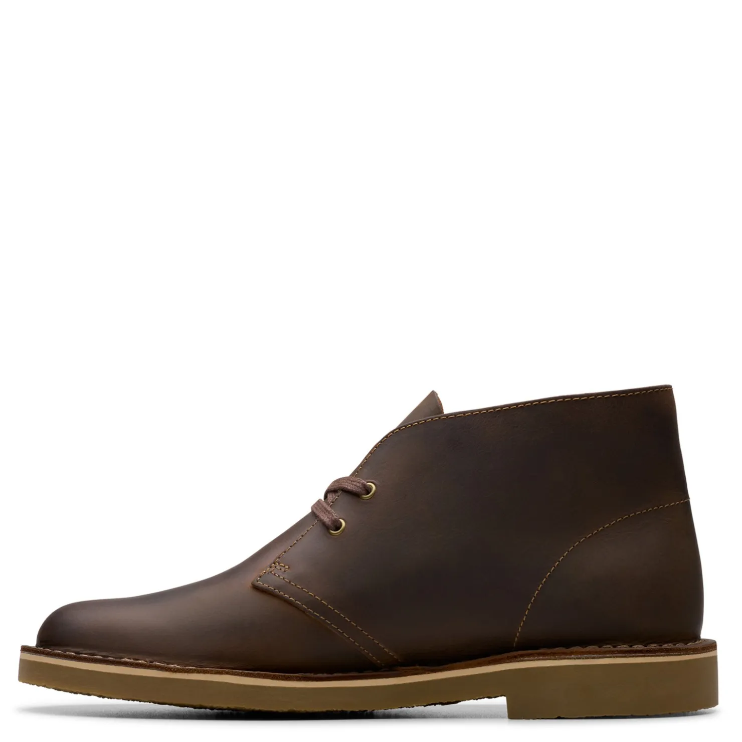 Boots*Clarks Men's , Shepton Chukka Boot Beeswax Leather