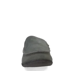 Slippers*Clarks Men's , Suede Slipper Grey