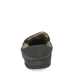 Slippers*Clarks Men's , Suede Slipper Grey