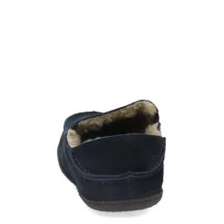 Slip-On Shoes*Clarks Men's , Suede Slipper Navy