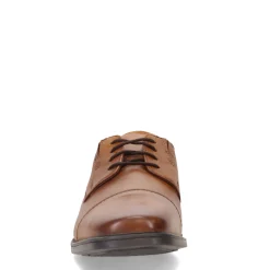 Oxfords*Clarks Men's , Tilden Cap Oxford Dark Tan Leather