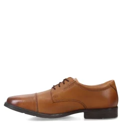 Oxfords*Clarks Men's , Tilden Cap Oxford Dark Tan Leather