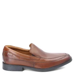 Slip-On Shoes*Clarks Men's , Tilden Free Loafer Dark Tan Leather