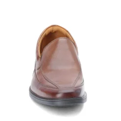 Slip-On Shoes*Clarks Men's , Tilden Free Loafer Dark Tan Leather