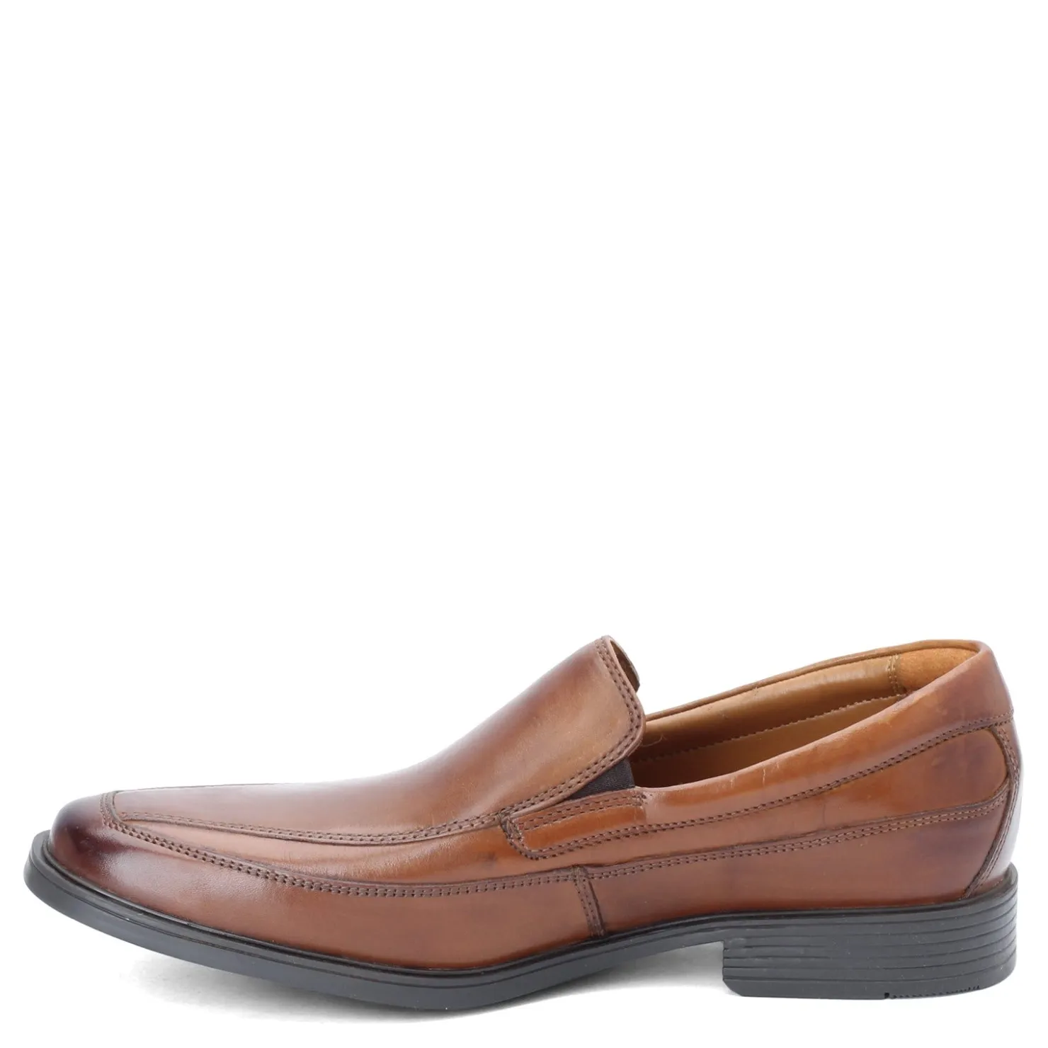 Slip-On Shoes*Clarks Men's , Tilden Free Loafer Dark Tan Leather
