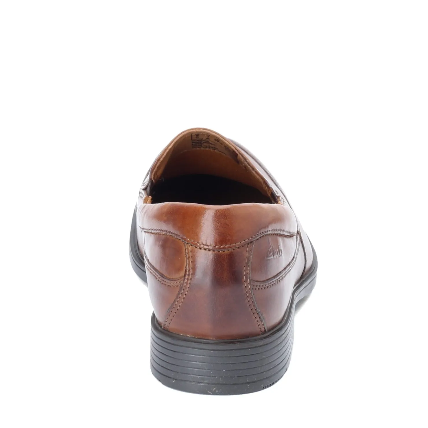 Slip-On Shoes*Clarks Men's , Tilden Free Loafer Dark Tan Leather